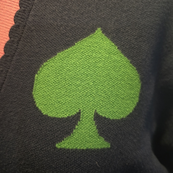 Kate Spade Navy and Pink Cardigan Sweater size M new with out tags - Picture 3 of 6